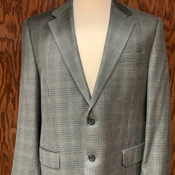 Chaps Striped SportCoat 46R - Picture 10 of 14